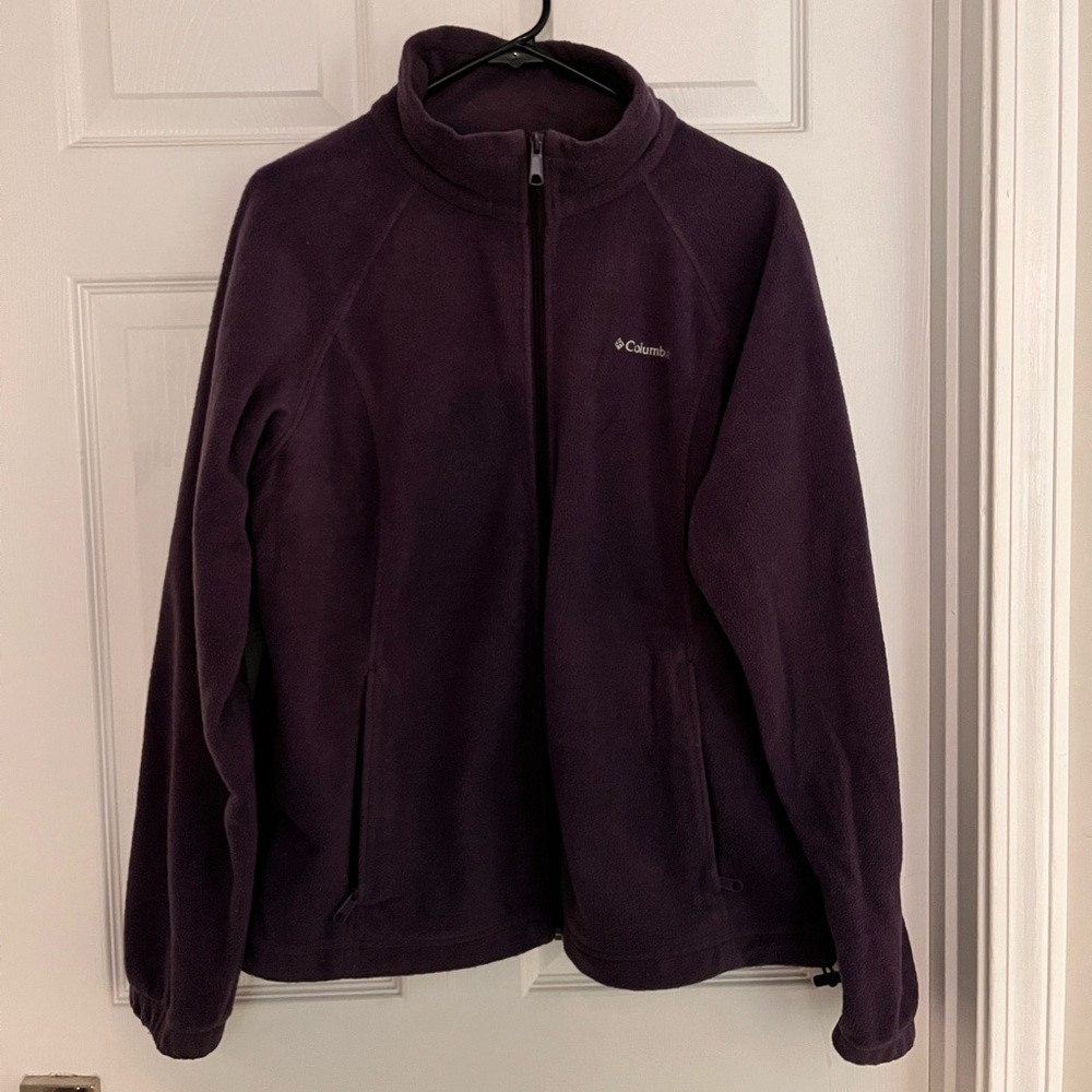 Purple Columbia Fleece - full zip up - size XL